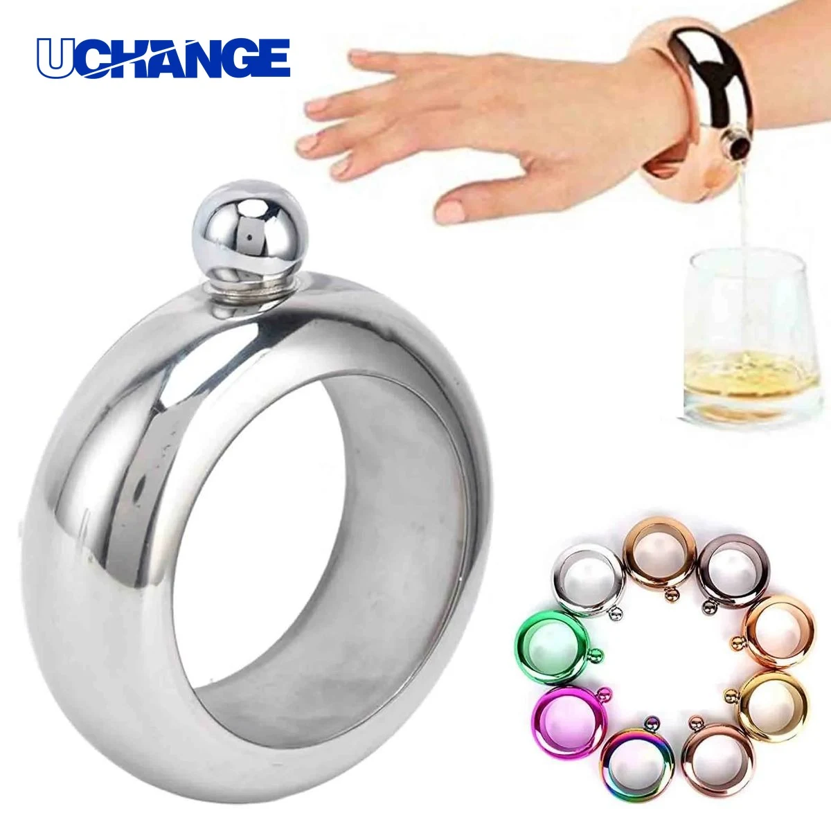 Round Bracelet Shape Wine Pot Container 1