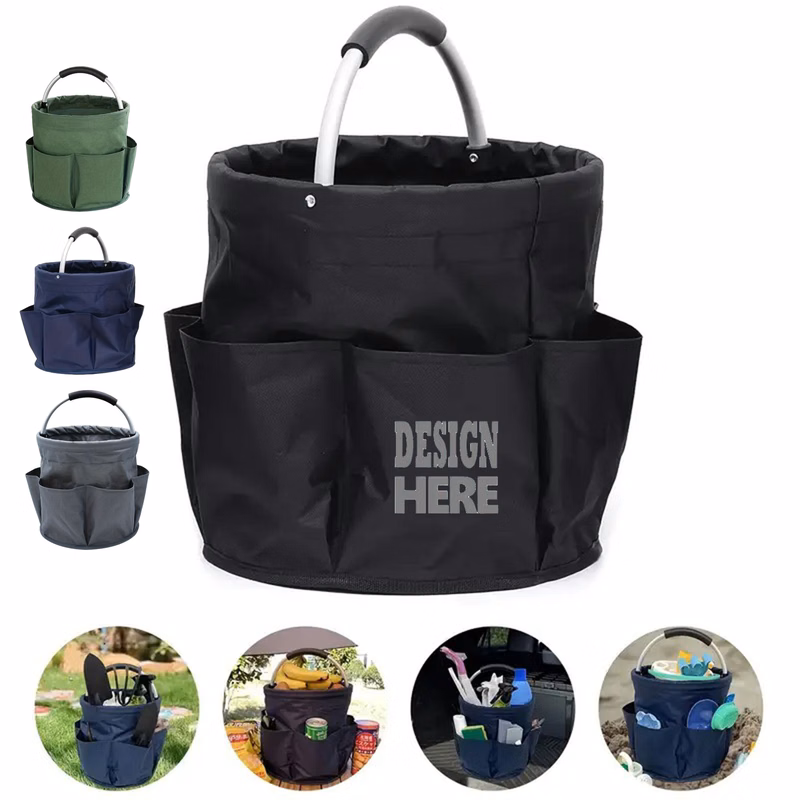 Foldable Outdoor Utility Picnic Tote Basket