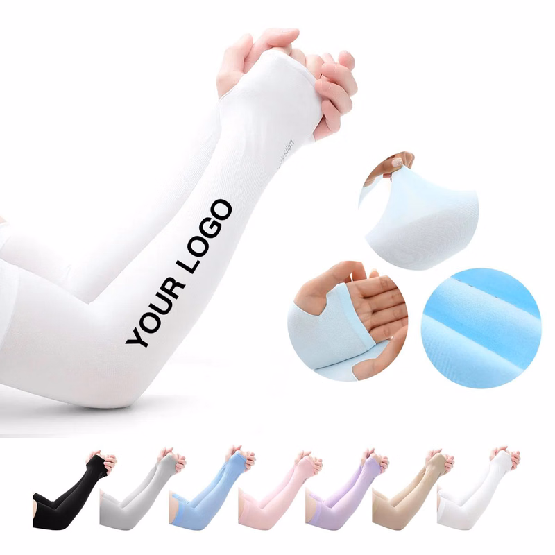 Ice Silk Cooling Sleeves for Sports