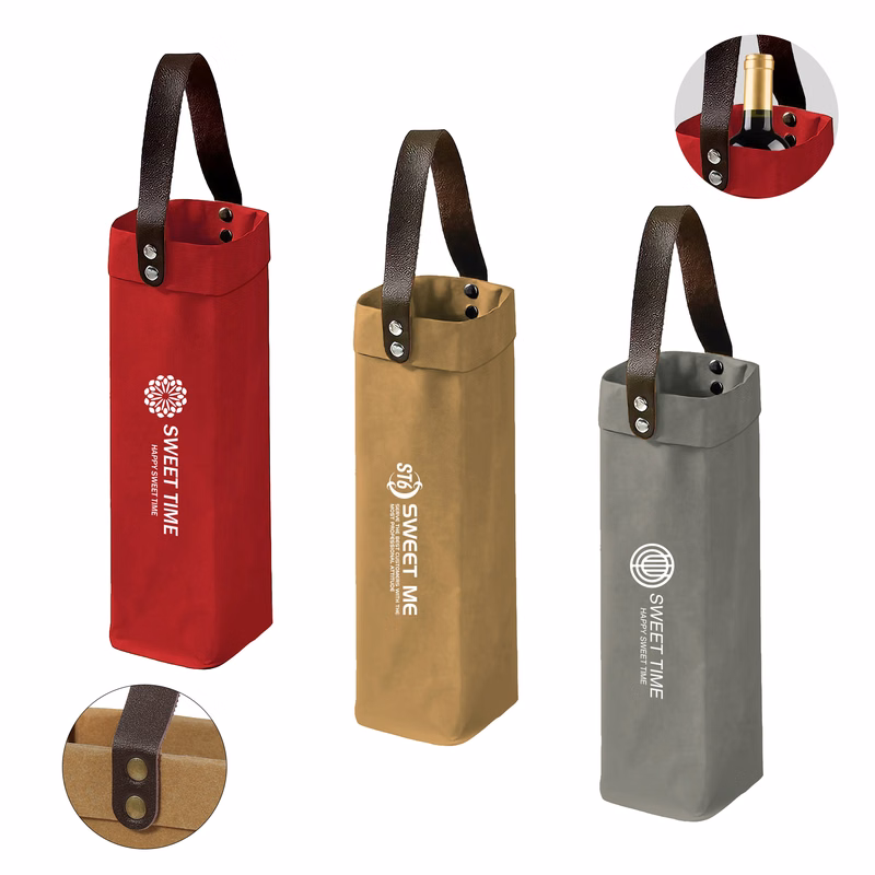 Kraft Paper Wine Carry Bag
