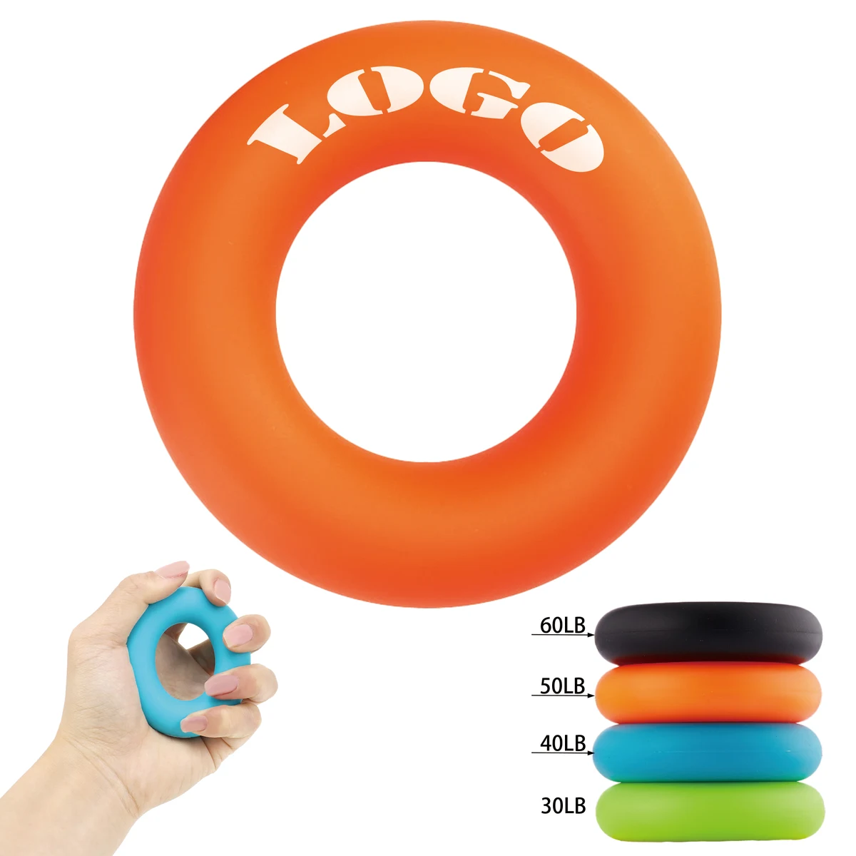 Hand Strengthener Silicone Grip Ring 1