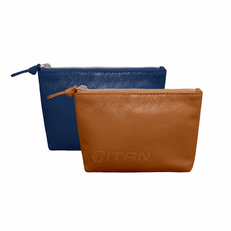 Saver Leather Gusset Pouch