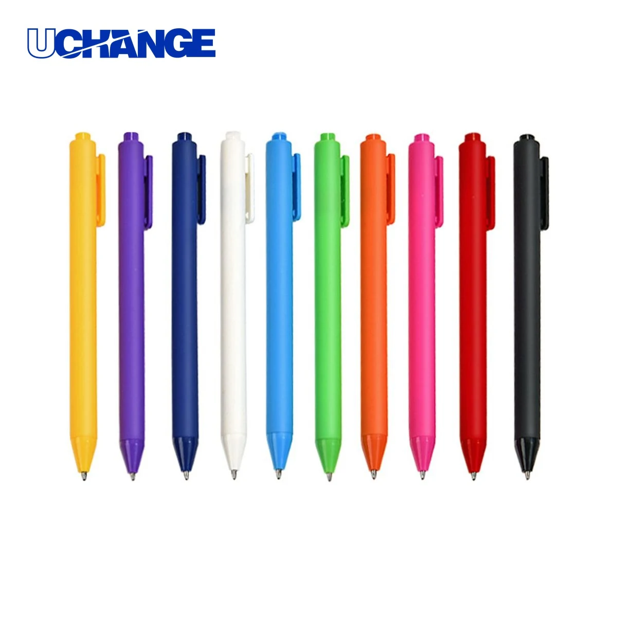 ABS Plastic 0.5mm Black Ink Ballpoint Pen, custom pen with logo imprint 1