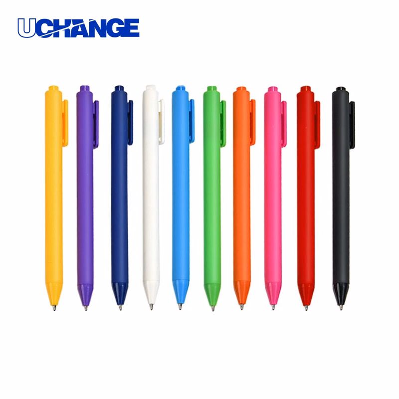 ABS Plastic 0.5mm Black Ink Ballpoint Pen