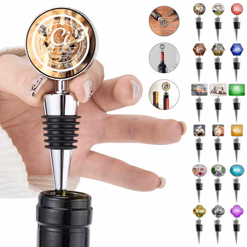 Zinc Alloy & Aluminum Epoxy Wine Stopper