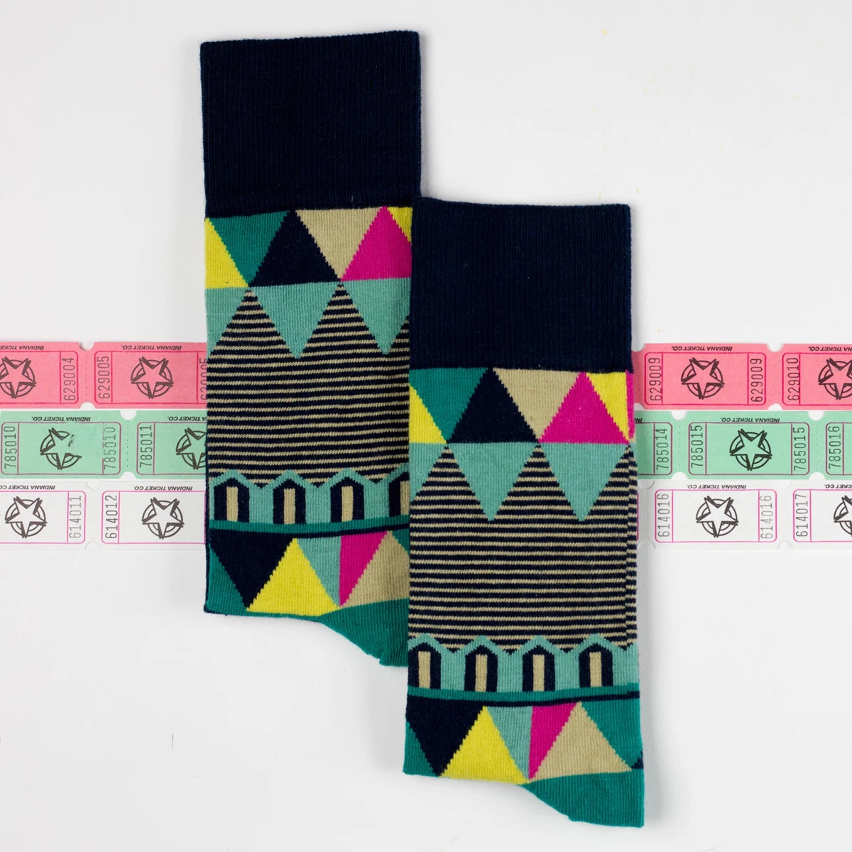 Sports Carnival Socks - Colorful Comfort for Festive Fun - American Made 1