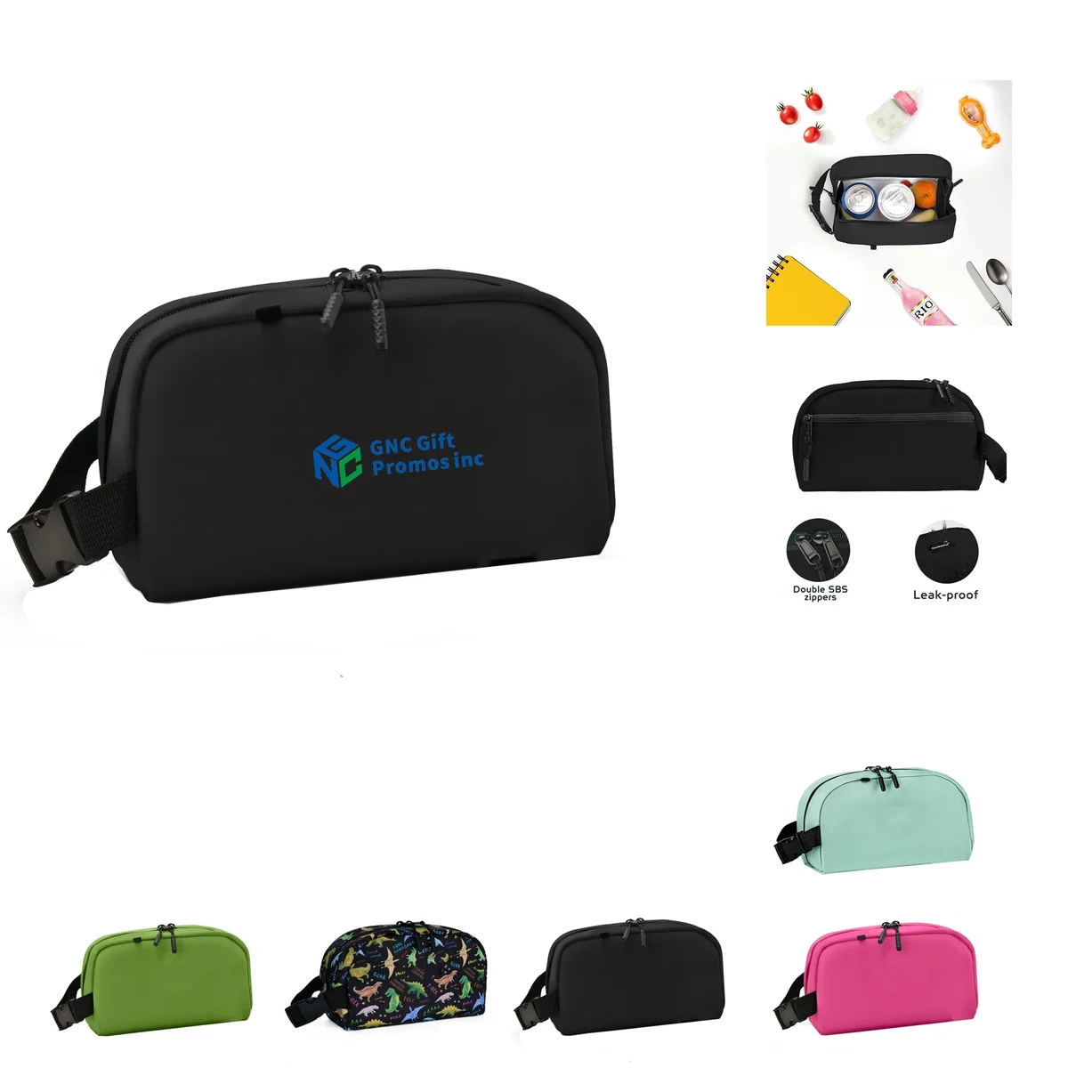 Small Cooler Freezable Lunch Bag for Work School Travel 1