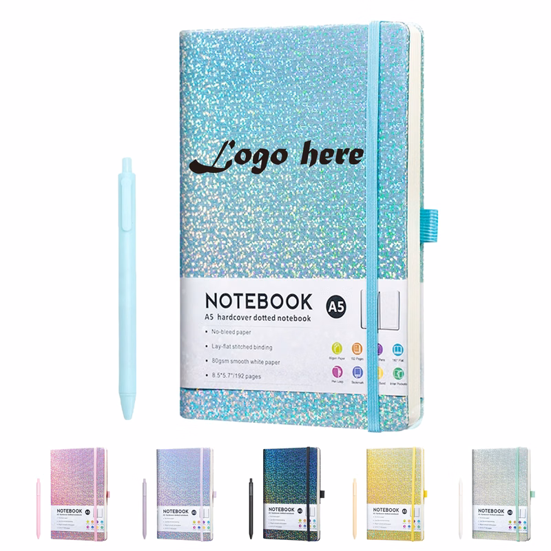 A5 Elastic Band Notebook With Pen