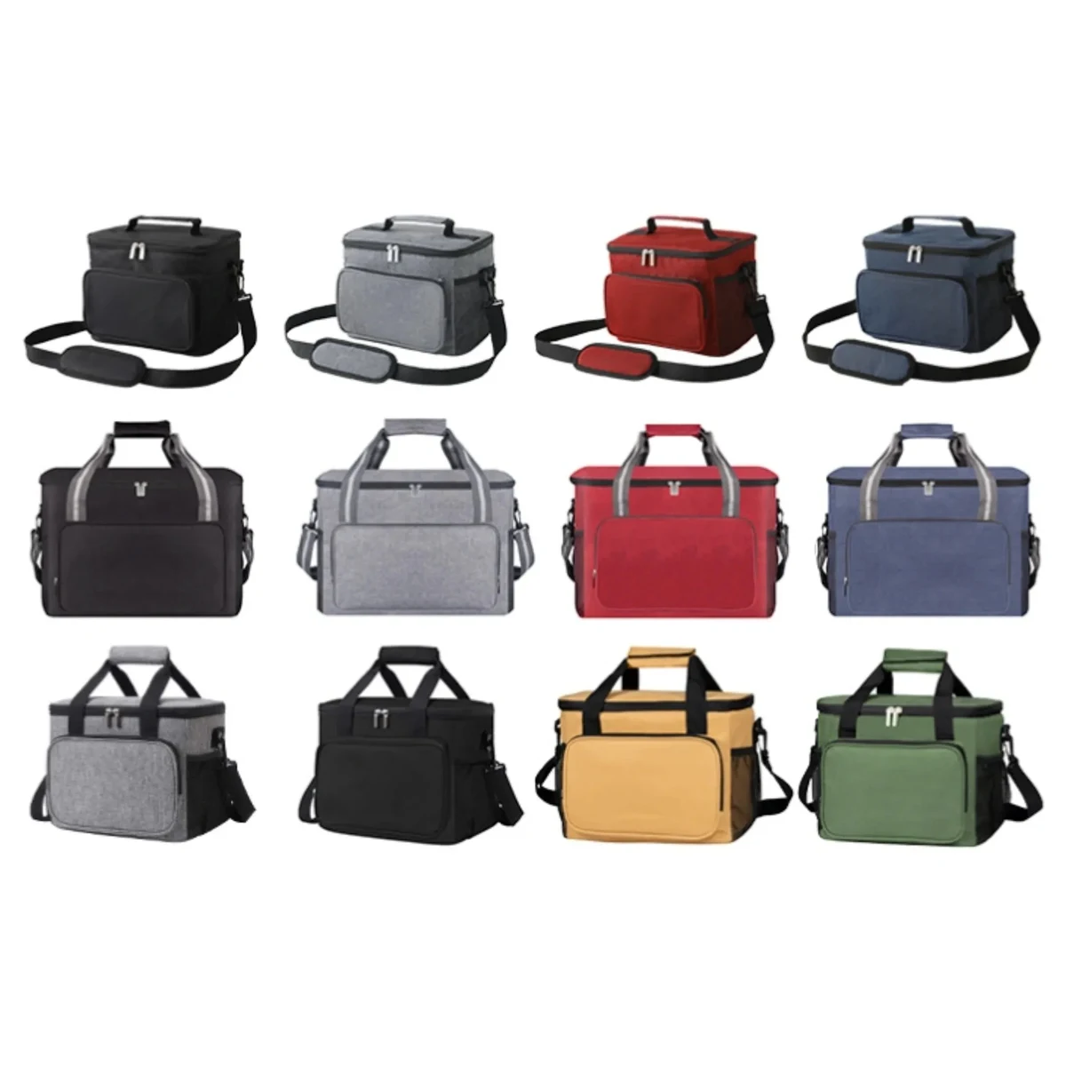 Large capacity single-layer lunch bag 1
