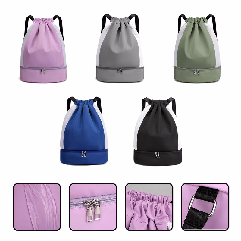 Wet-Dry Drawstring Fitness Bag