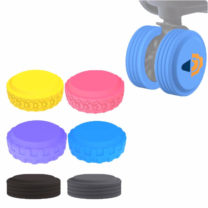 Pack Of 8 All-Inclusive Silicone Luggage Protectors