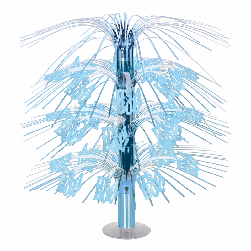 Its A Boy Cascade Centerpiece