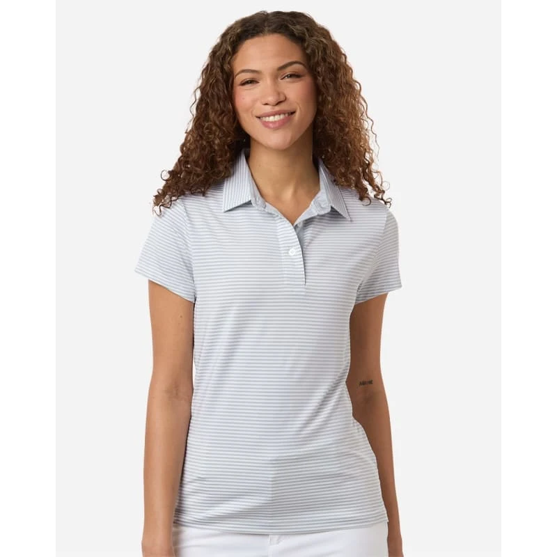 Swannies Women's Kayla Striped Polo - SW1110L 1