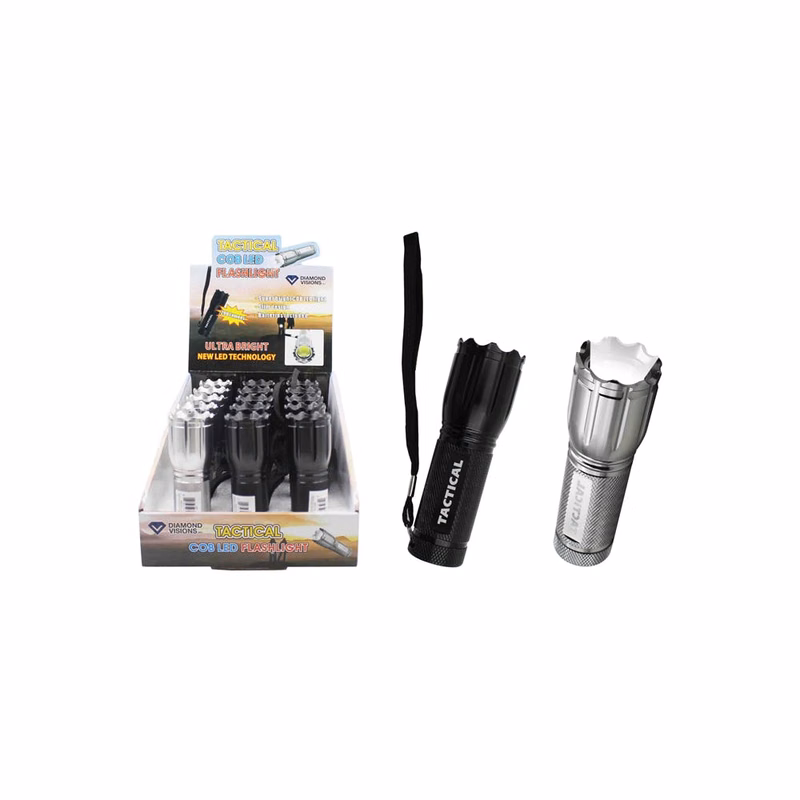 COB LED Tactical Flashlights Assorted