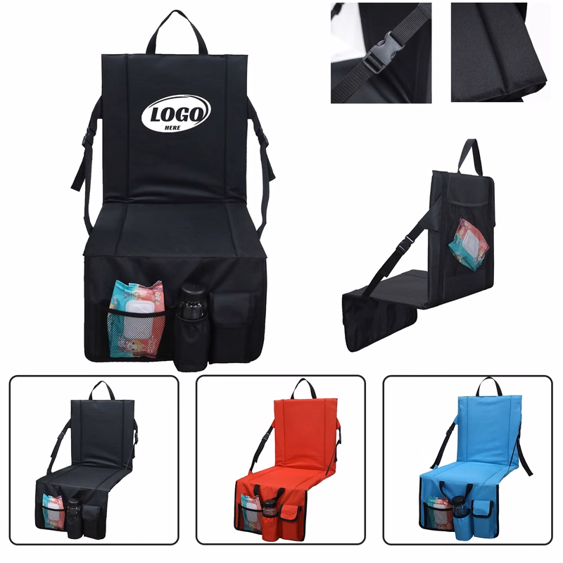 Folding Stadium Cushion With Mesh Bag