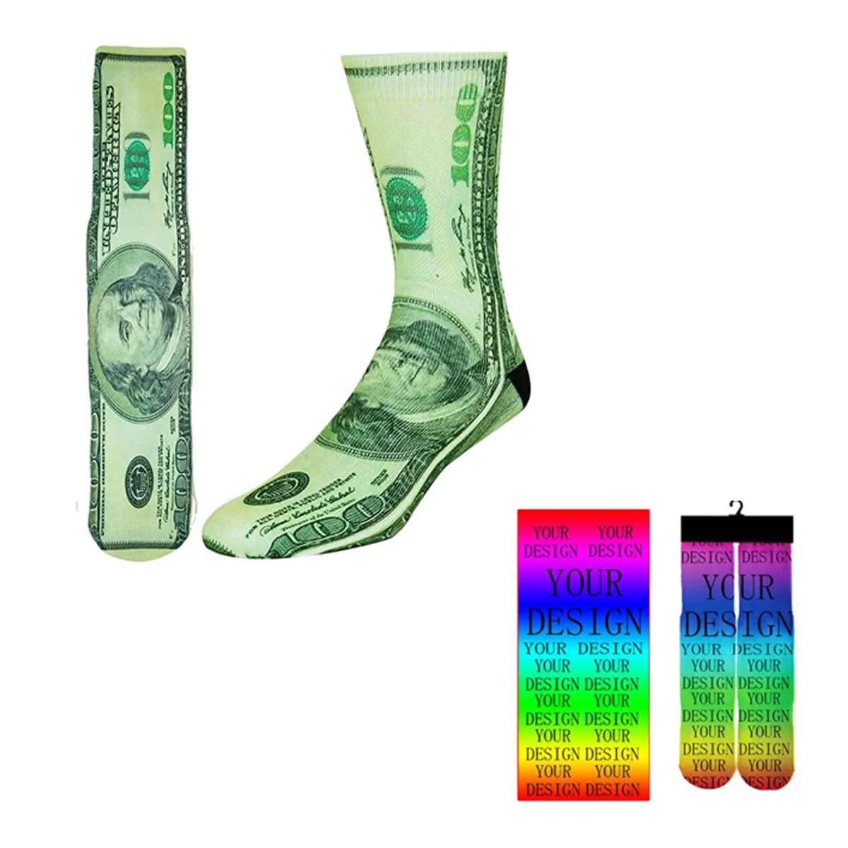 Colorful Funny Basketball Terry Socks 1