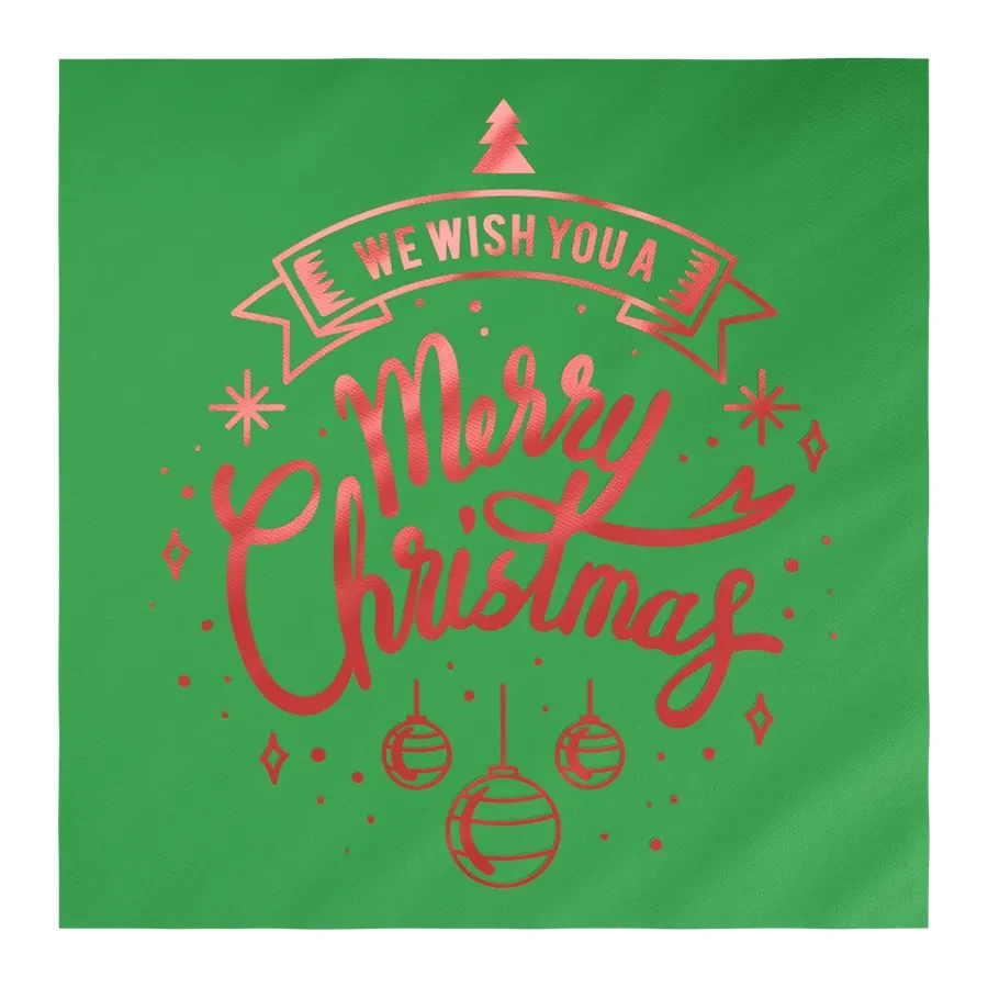 Premium Foil Stamped Luncheon Napkins 1