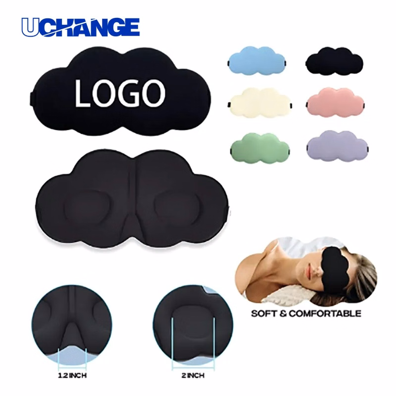Cloud Shaped 3D Eye Mask Sleep Blindfold for Travel & Rest