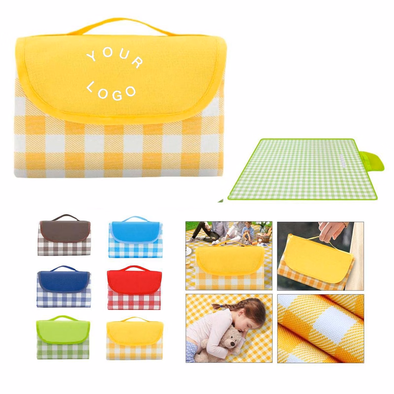 Large Outdoor Picnic Mat 78 Inch Square with Handle