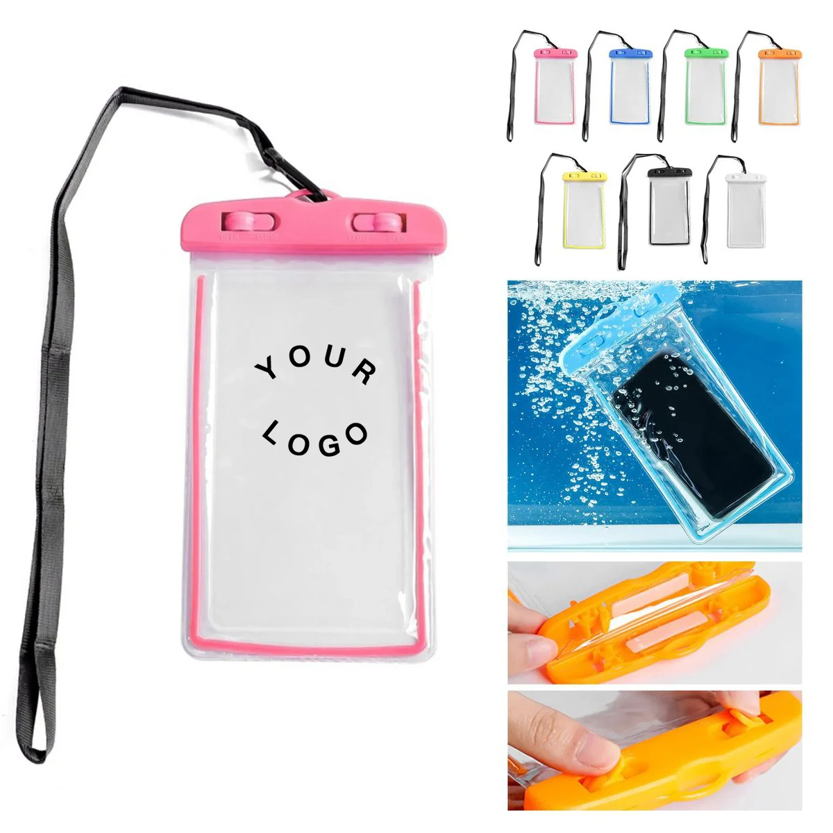 Clear Waterproof Phone Pouch for Beach Trips 1