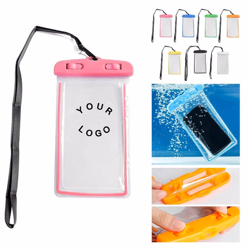 Clear Waterproof Phone Pouch for Beach Trips