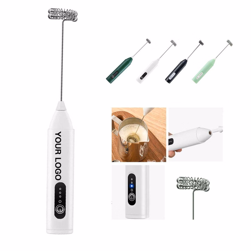 Rechargeable Milk Frother with Three Speed Settings