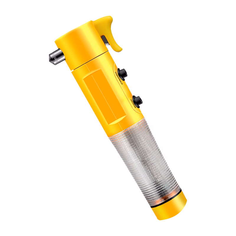 Emergency LED Flashlight Auto Safety Hammer