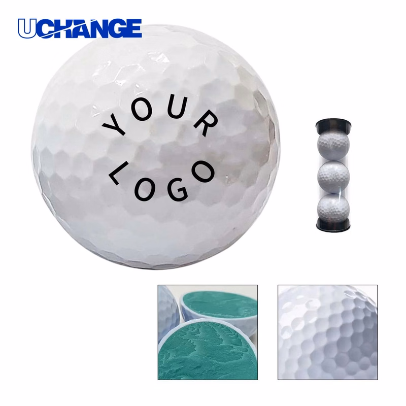 Golf Balls Three Pack Tube Set for Sports or Gifts