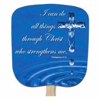 Philippians 4:13 Stock Religious & Inspirational Fan
