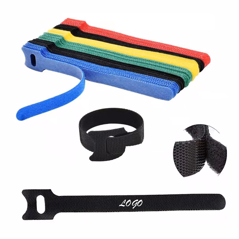 Magic Strip Cat Head Colored Nylon Data Cable Strap