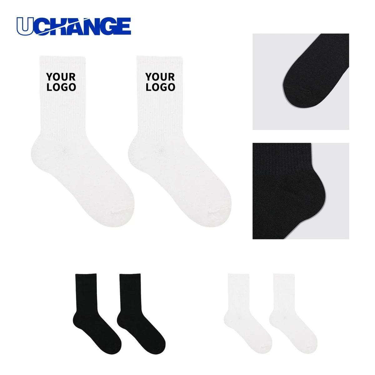 Cotton Knitted Crew Sock Socks for Daily Wear 1