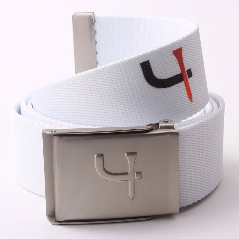 Web Belt with Metal Buckle