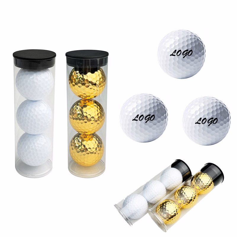 Golf Balls In Transparent Packaging (3 balls)