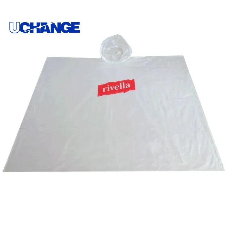 50" x 40" Disposable Rain Poncho for Events 1