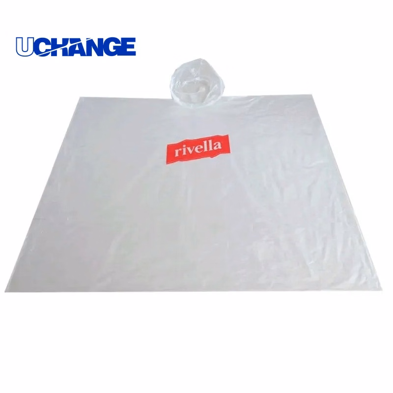 50" x 40" Disposable Rain Poncho for Events