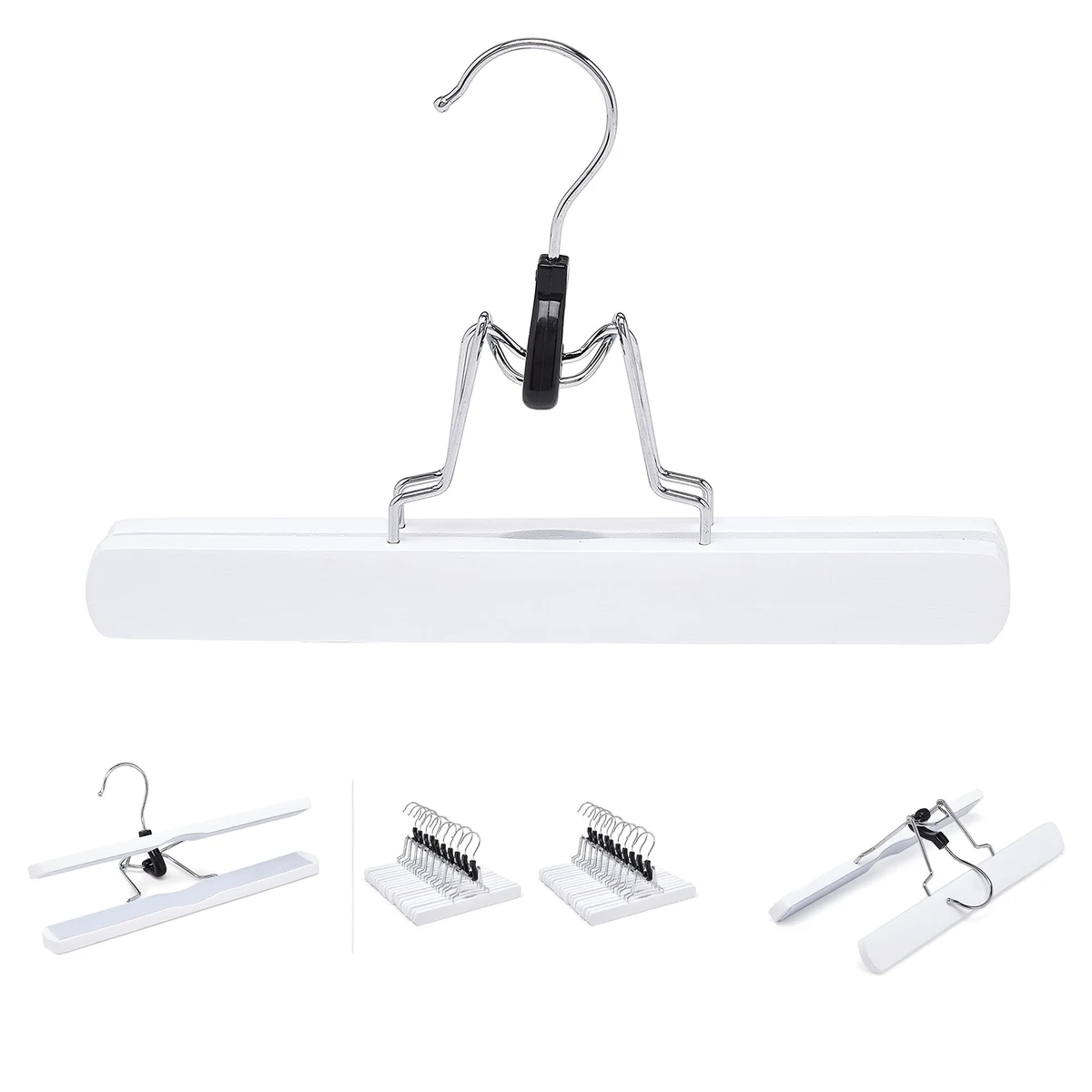 20 pack Wooden Pants Hangers 1