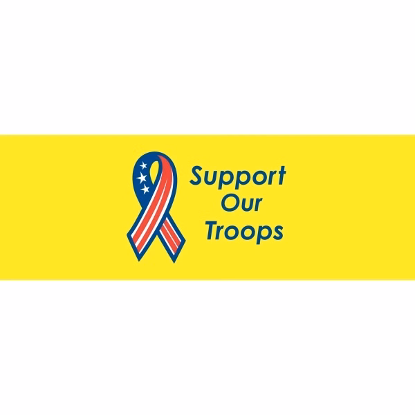 Support Our Troops Static Cling
