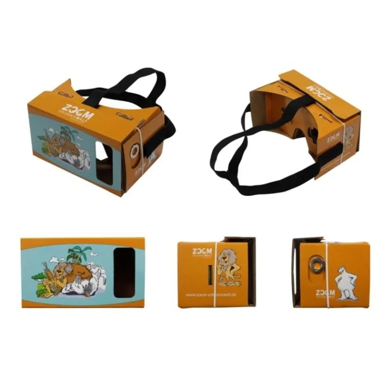 DIY Paper Cardboard Virtual Reality Mobile Phone 3D Glasses Magnetic VR Paper Glasses 1