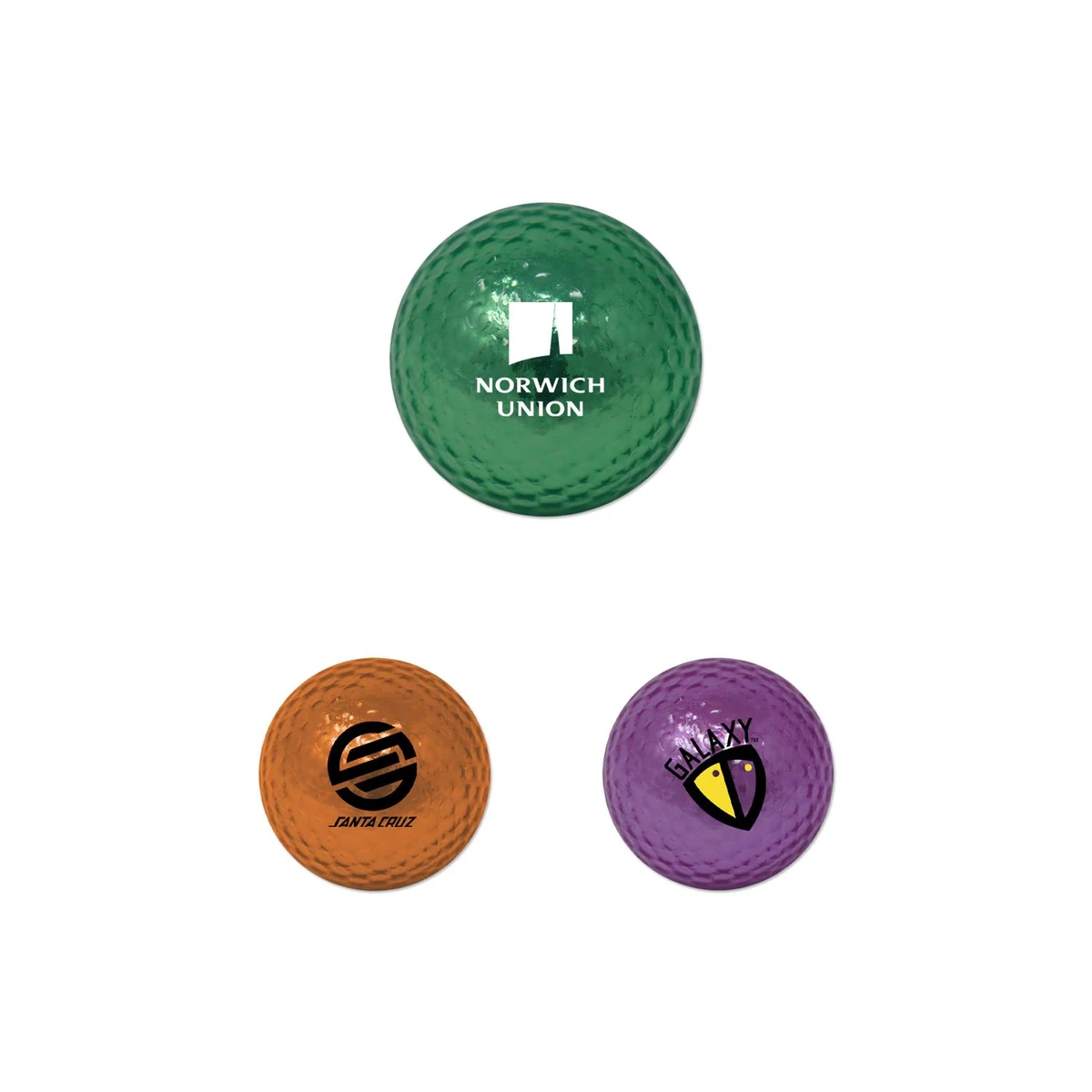 Metallic Golf Ball (12 Pack) 1