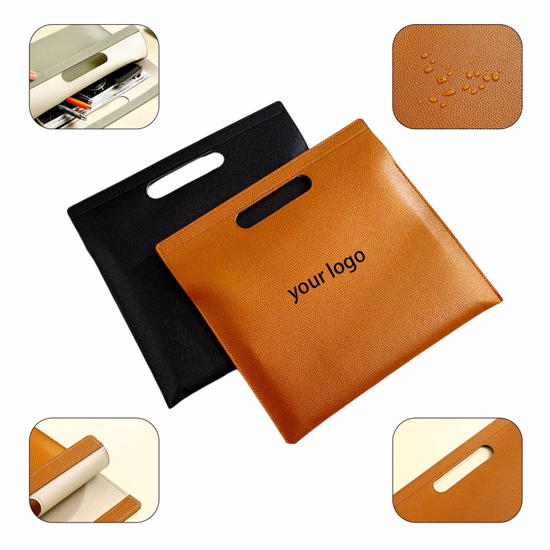 Magnetic Buckle File Bag