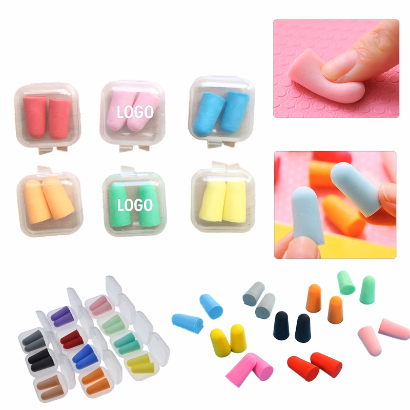 Custom Foam Earplugs with Carrying Case