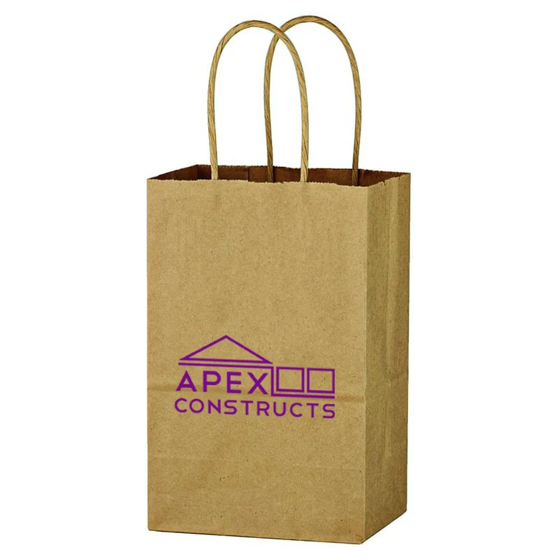 5-1/4" x 8- 1/4" Kraft Paper Bag 1