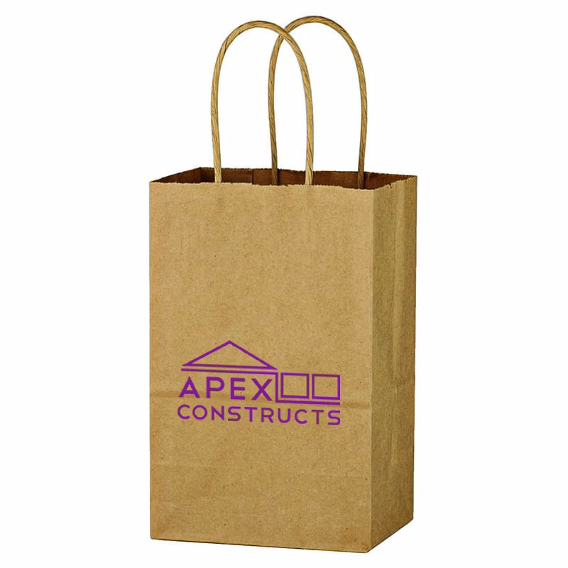 5-1/4" x 8- 1/4" Kraft Paper Bag