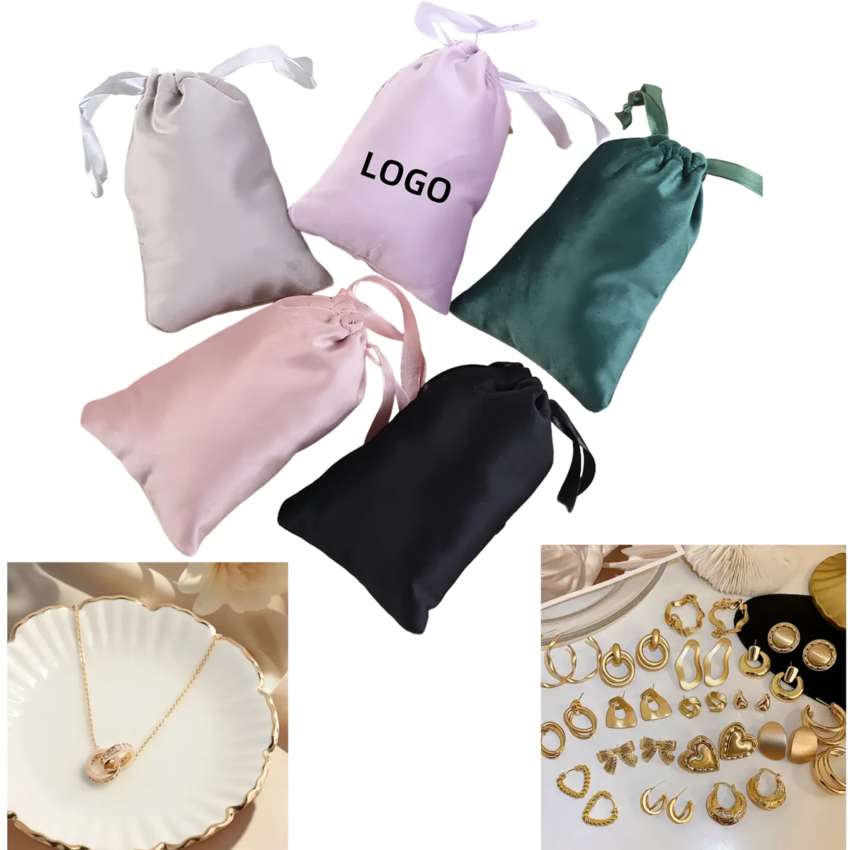 Velvet Storage Bag For Jewelry And Cosmetics 1