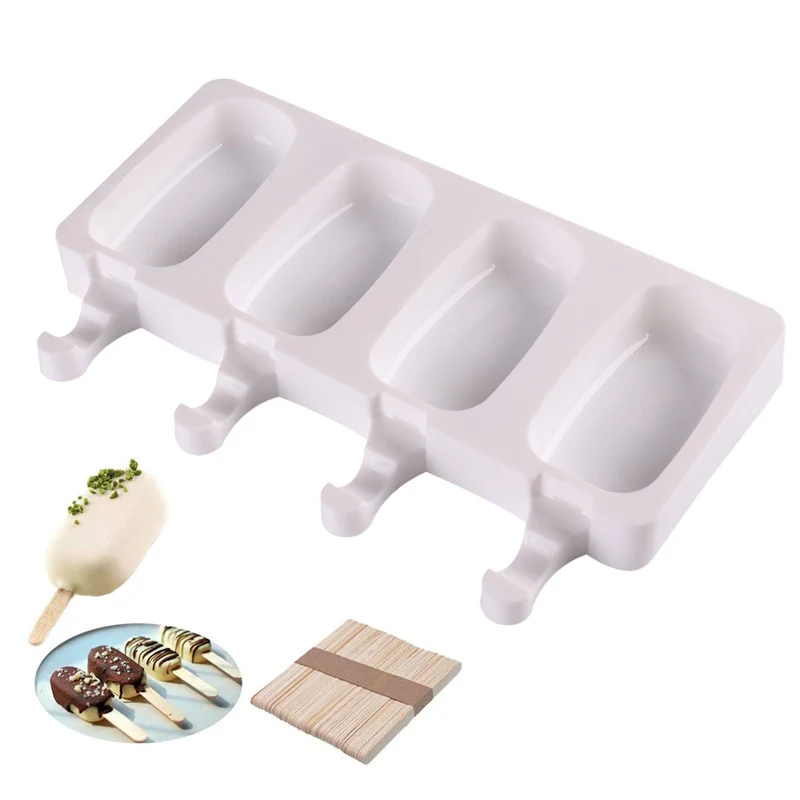 Popsicle Silicone Mold with Stick for DIY Cake and Ice Cream 1