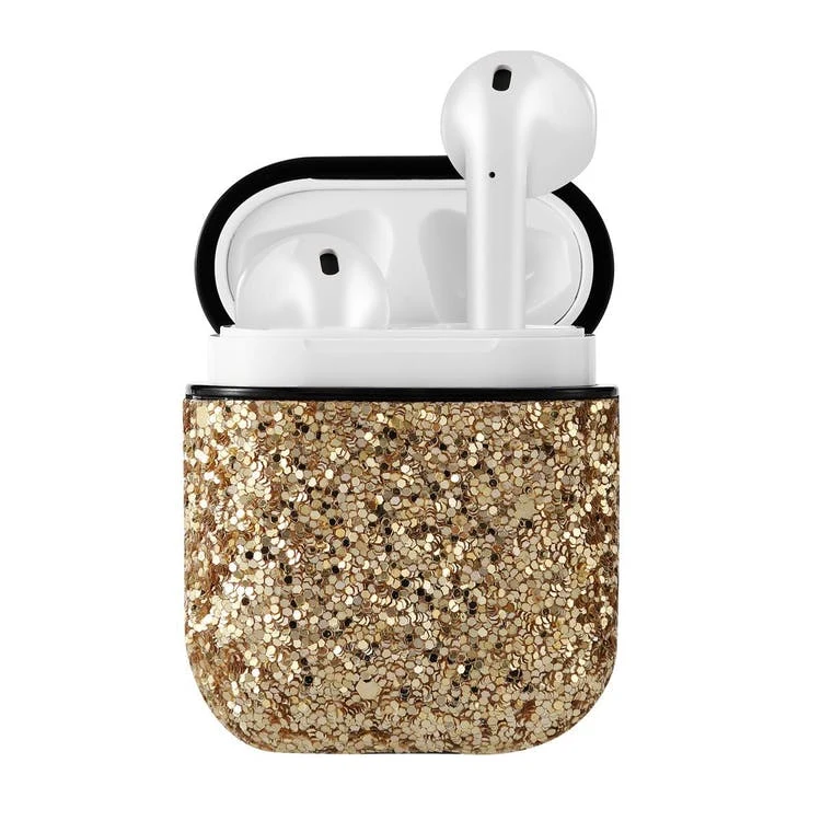 Air Pod Cases - Gold Sequins 1