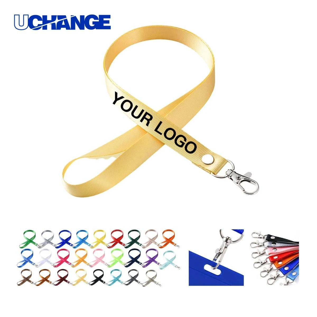 Polyester Strap Lanyard with Secure Clasp for Events 1