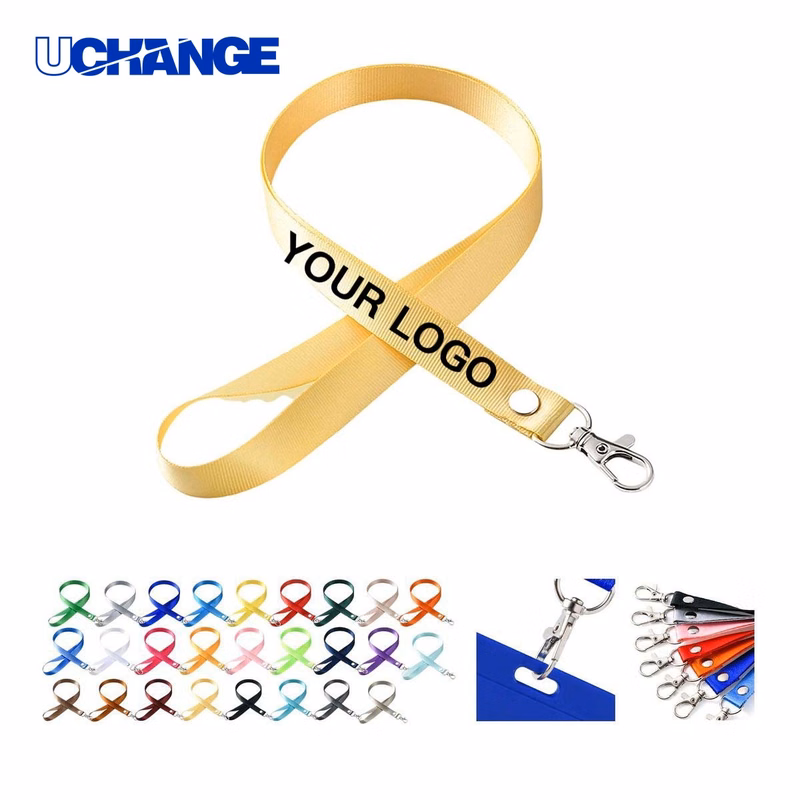 Polyester Strap Lanyard with Secure Clasp for Events