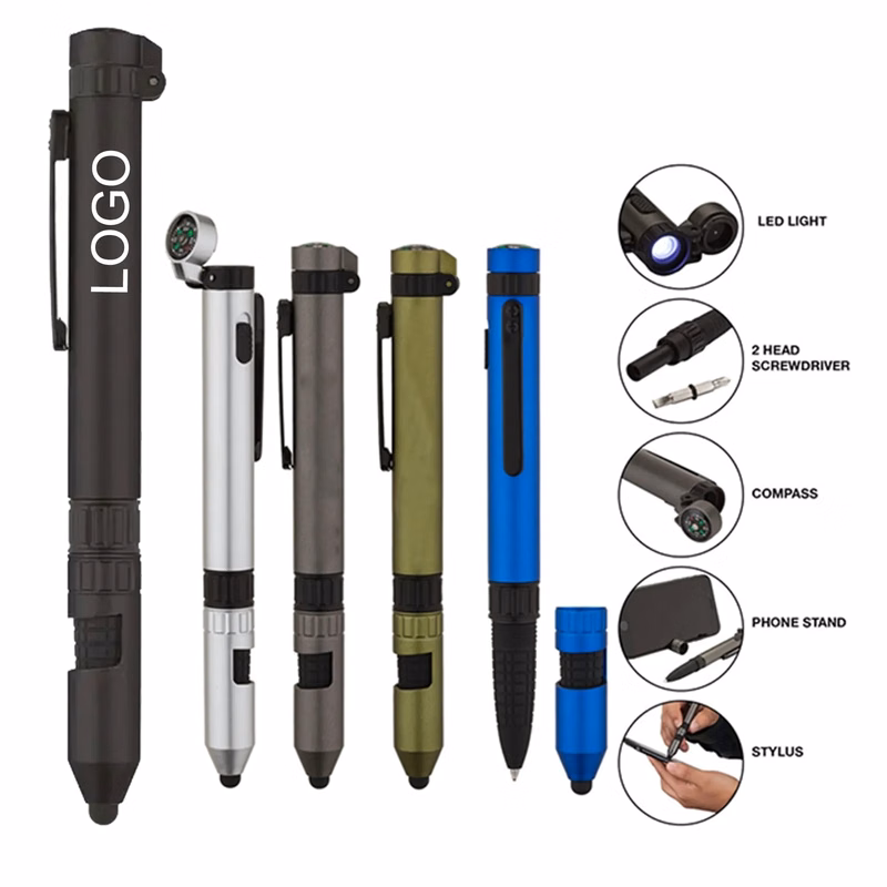 6-in-1 Multi-Functional Outdoor Tool Pen