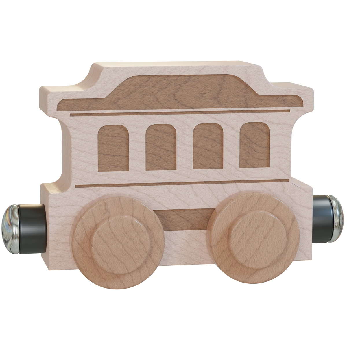 Wood Train Timber Boxcar LASER 1